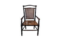 Large Faux Bamboo Desk Armchair - Antique Armchair - French Antiques - Antique Chairs - Decorative Antiques -  - AD & PS Antiques