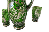 Vintage Murano Glass Lemonade Service - Decorative Antiques -  Vintage Murano Glass -  Venetian Glassware - AD & PS Antiques