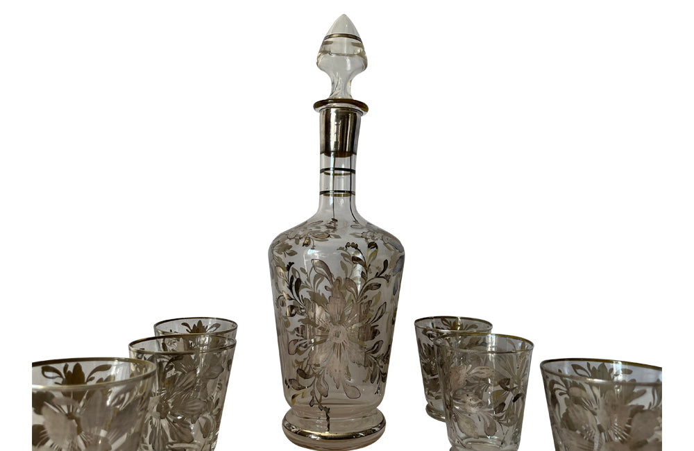 Vintage Murano Glass Drinks Set - Decorative Antiques - Vintage Murano Glass - Venetian Glassware - AD & PS Antiques