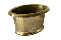 19th Century Brass Footbath - French Decorative Antiques - Cahe Pot - Jardiniere - Wine Cooler - Champagne Bucket - Champagne Vasque - Antique Shops Tetbury - AD & PS Antiques