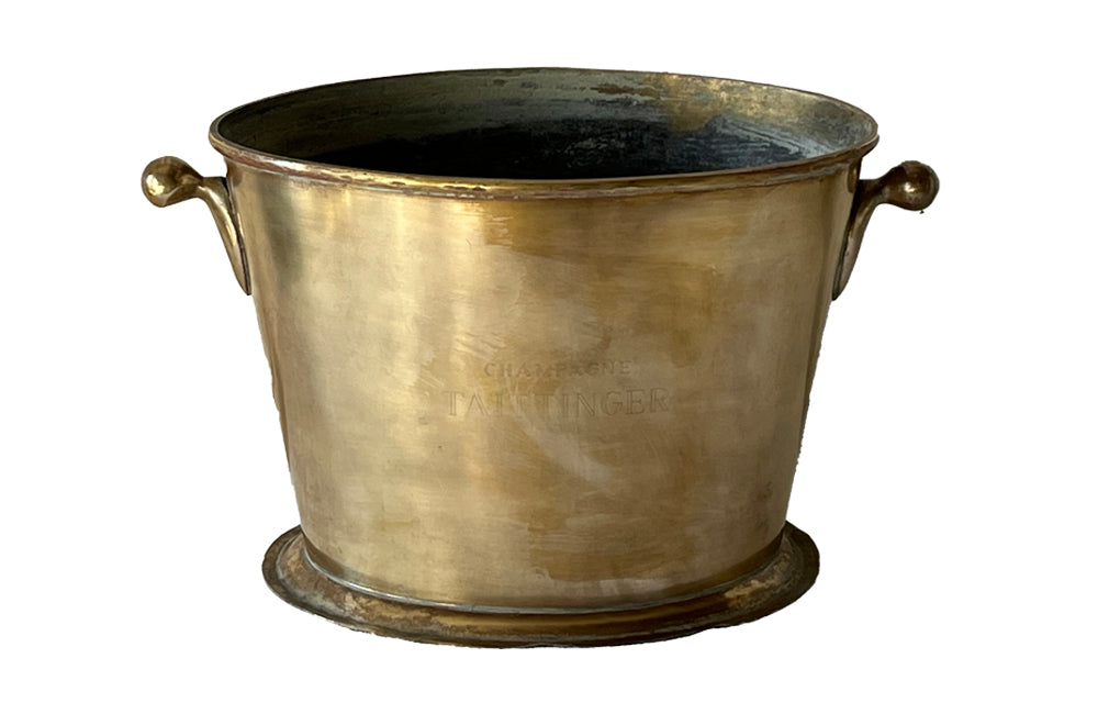 Taittinger Champagne Vasque - French Decorative Antiques - Taittinger - Champagne Cooler - French Decorative Accessories - Wine Cooler - Advertising Accessories - Collectibles - Antique Shops Tetbury - AD & PS Antiques