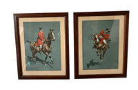 SET OF SIX FRAMED HORSE RIDING PRINTS BY A.H.GOUGH