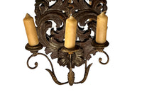 Pair of 19th Century Italian Carved Giltwood Mirrored Appliques – Decorative Antiques - Antique Wall Lights - AD & PS Antiques