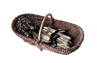 Basket Of Eighty-Two Piece Silver Plate Cutlery Service - Decorative Antique Accessories