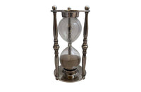 Silverplate Hourglass - Decorative Accessories - French Decorative Accessories - Gift Ideas - Desk Accessories - Antique Shops Tetbury - AD & PS Antiques