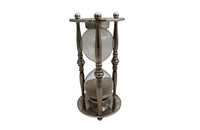 Silverplate Hourglass - Decorative Accessories - French Decorative Accessories - Gift Ideas - Desk Accessories - Antique Shops Tetbury - AD & PS Antiques