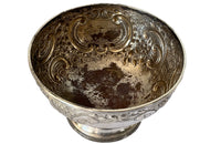 Antique Silver Plate Embossed Wine Cooler - Decorative Antiques - Antique Ice Bucket - French Antiques - AD & PS Antiques