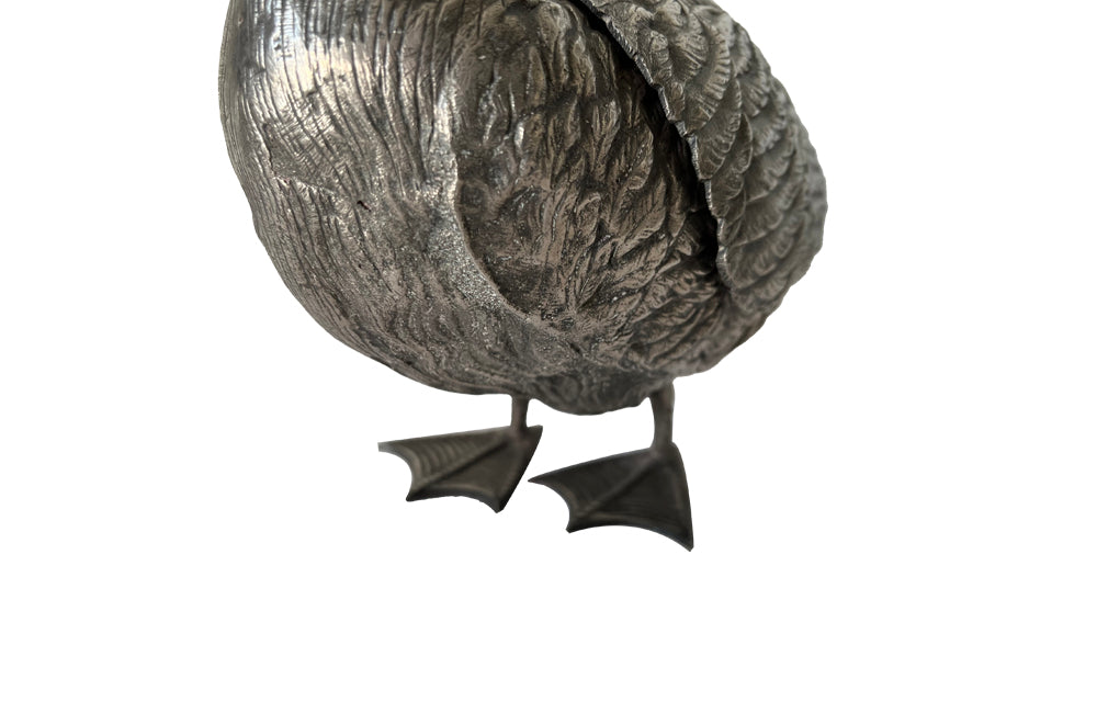 Decorative Goose Centrepiece - Decorative Accessories - Silverplate Goose - Table Vase - Centrepiece - Mid Century Accessories - Unique Accessories - Decorative Accessories - Gift Ideas - Antique Shops Tetbury - Animalia - AD & PS Antiques