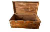 19th Century Camphor Military Campaign Trunk - Decorative Antiques - Antiqu Trunk - Campaign Furniture - Storage Antiques - Trunks & Coffers - Coffee Table - Side Table - Bedside Table - End Table - English Antiques - Antique Shops Tetbury - adpsantiques - AD & PS Antiques