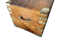 19th Century Camphor Military Campaign Trunk - Decorative Antiques - Antiqu Trunk - Campaign Furniture - Storage Antiques - Trunks & Coffers - Coffee Table - Side Table - Bedside Table - End Table - English Antiques - Antique Shops Tetbury - adpsantiques - AD & PS Antiques
