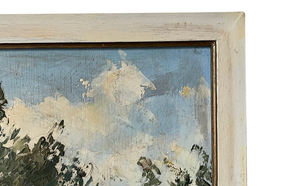 The Olive Harvest Signed Oil Painting - French Decorative Antiques - Wall Art - French Paintings - Oil Paintings - Signed Art - French Provincial - Antique Shops Tetbury - Ad & PS Antiques