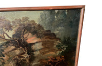 PAIR OF CHERUBIC OIL PAINTINGS