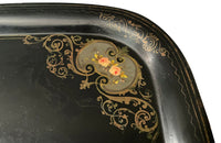 Large Napoleon III Tole Tray - French Decorative Antiques - Antique Tray - Decorative Accessories - Toleware - Antique Shops Tetbury - adpsantiques - AD & PS Antiques
