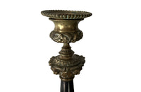 MATCHED PAIR OF FRENCH RESTORATION CANDLESTICKS