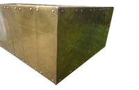 Pair Of Large Brass Jardinieres - Mid Century Furniture - Garden Antiques - French Garden Antiques -  -  - Vintage Planters - Jardinieres - AD & PS Antiques