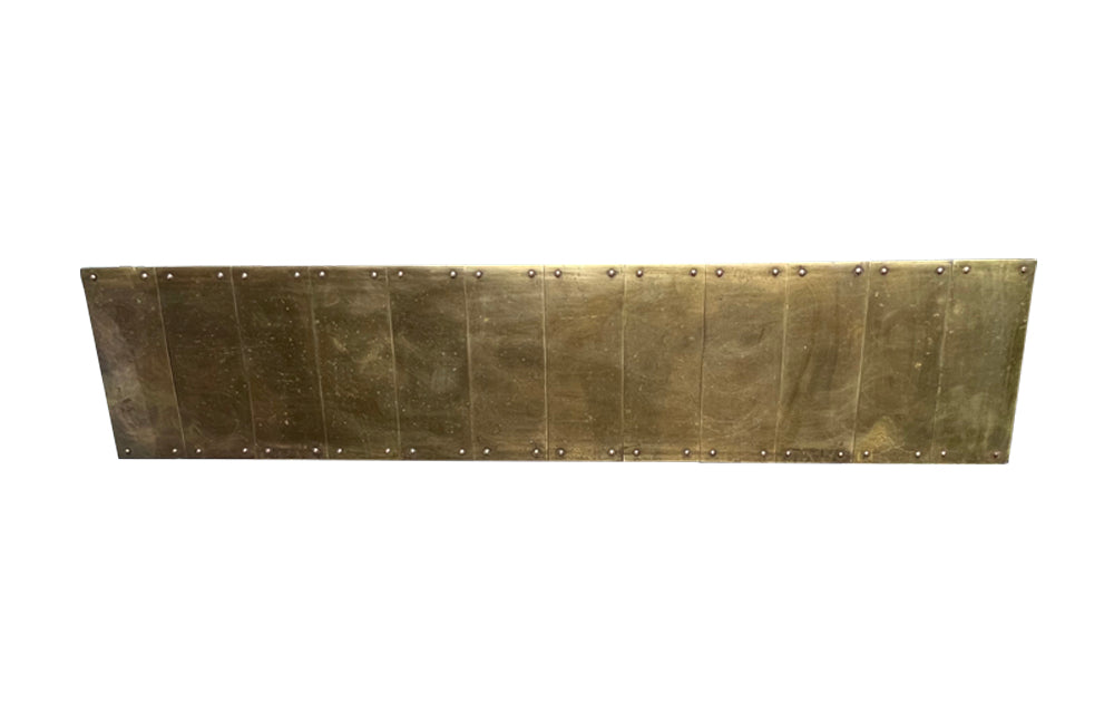 Pair Of Large Brass Jardinieres - Mid Century Furniture - Garden Antiques - French Garden Antiques -  -  - Vintage Planters - Jardinieres - AD & PS Antiques