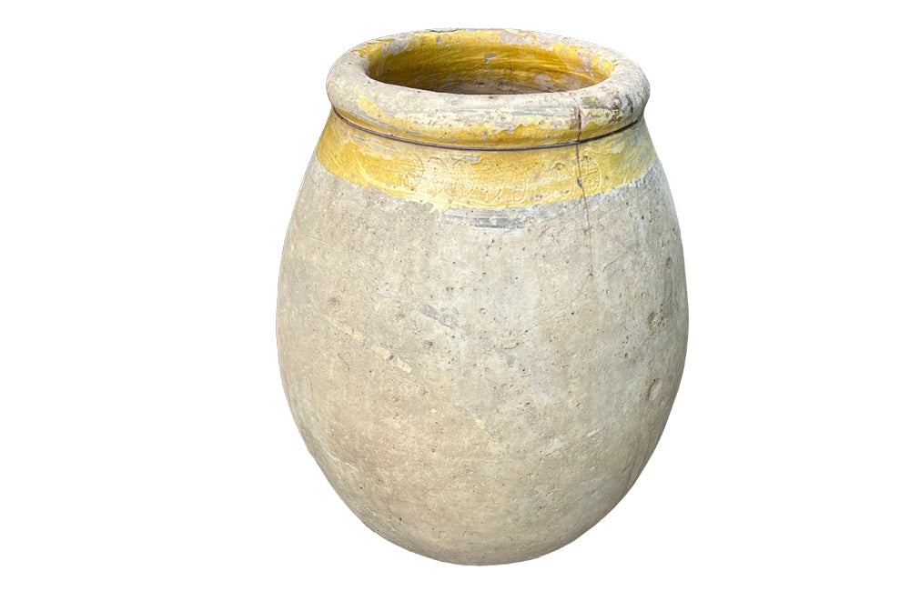 Large Late 17th to Early 18th Century French Large Biot Pot - French Garden Antiques - Biot Jarre -Antique Pottery - French Antique Pottery - French Antiques - Garden Antiques - Garden Decoration - Antique Shops Tetbury - AD & PS Antiques