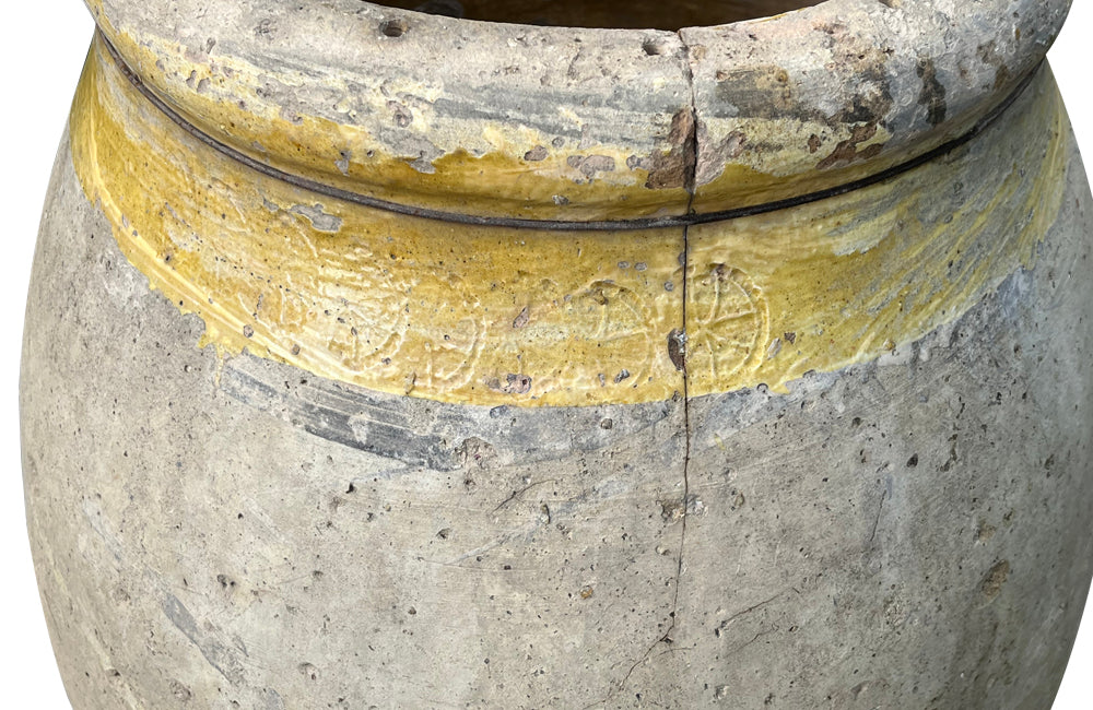 Large Late 17th to Early 18th Century French Large Biot Pot - French Garden Antiques - Biot Jarre -Antique Pottery - French Antique Pottery - French Antiques - Garden Antiques - Garden Decoration - Antique Shops Tetbury - AD & PS Antiques