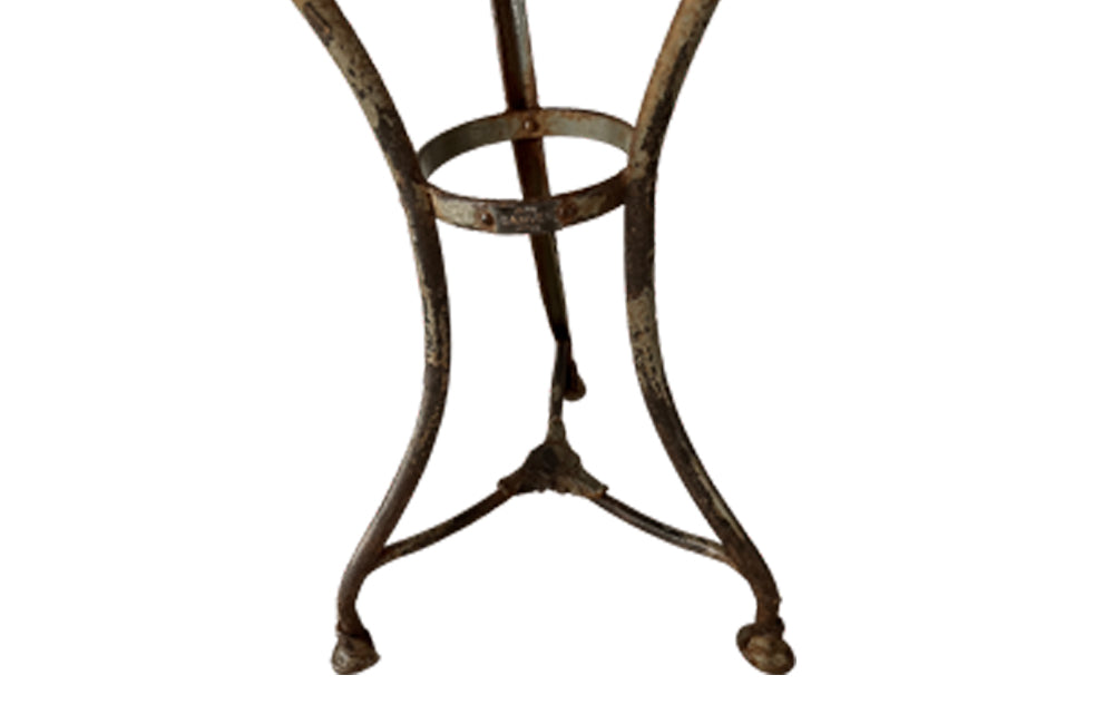 FRENCH ANTIQUE ARRAS IRON TABLE