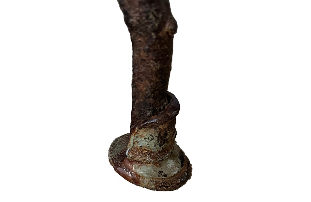 FRENCH ANTIQUE ARRAS IRON TABLE