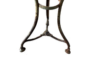 FRENCH ANTIQUE ARRAS IRON TABLE
