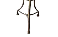 FRENCH ANTIQUE ARRAS IRON TABLE
