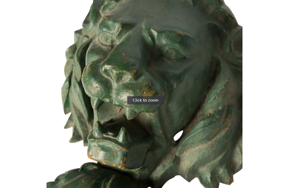 LARGE 19TH CENTURY LION MASQUE