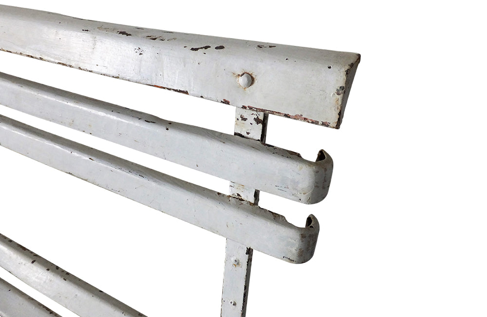 French Arras Garden Bench-French Antique Garden Bench-Garden Antiques-Arras Garden Furniture-AD & PS Antiques