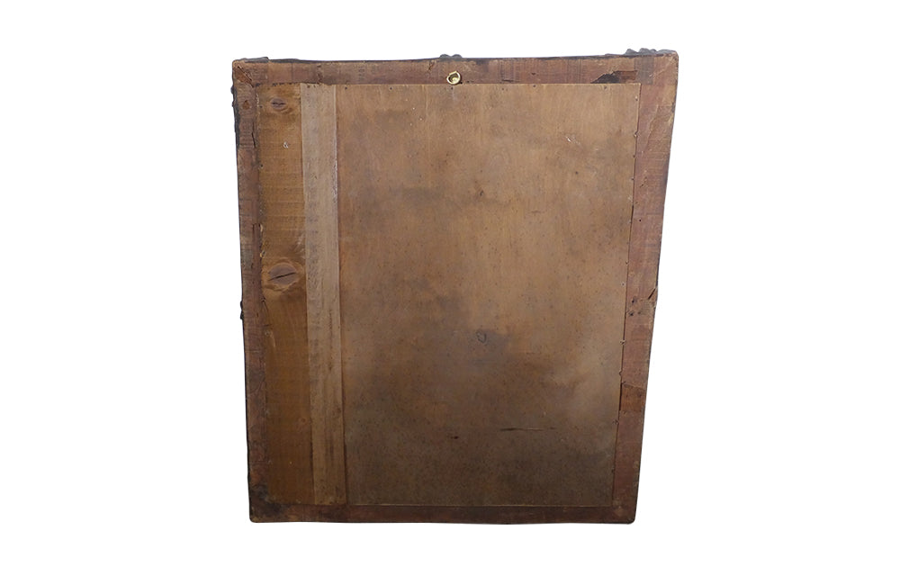 19th Century Papier Mache Framed Mirror - French Antique Mirrors - Mirrors -Papier Mache - Trompe L'oeil - French Decorative Antiques -AD & PS Antiques