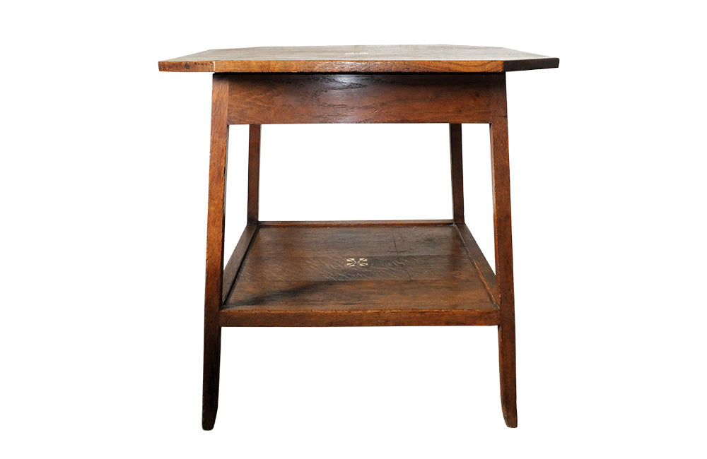 Arts & Crafts Oak Side Table - Decorative Antiques - Aesthetic Movement Furniture - Antique Side Table - Antique Table - Scottish Antique Furniture - Antique Tables - Antique Furniture - AD & PS Antiques