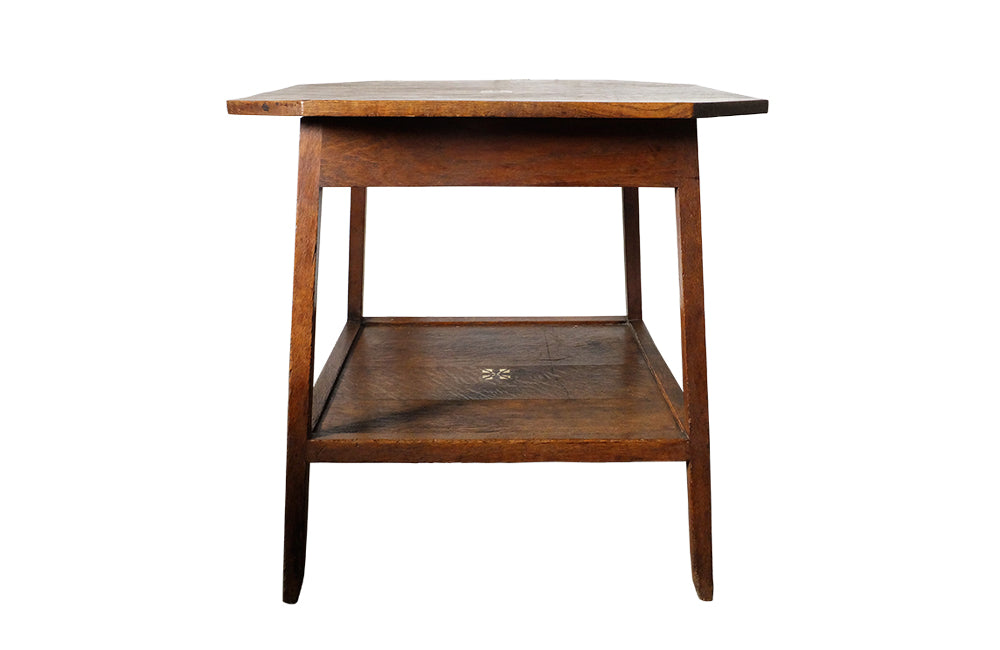 Arts & Crafts Oak Side Table - Decorative Antiques - Aesthetic Movement Furniture - Antique Side Table - Antique Table - Scottish Antique Furniture - Antique Tables - Antique Furniture - AD & PS Antiques