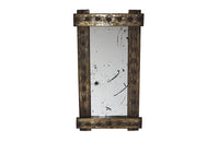 Brutalist Style Mirror – Mid Century Mirror - Mid Century Modern - Brass Mirror - Decorative Mirror - French Antiques - AD & PS Antiques