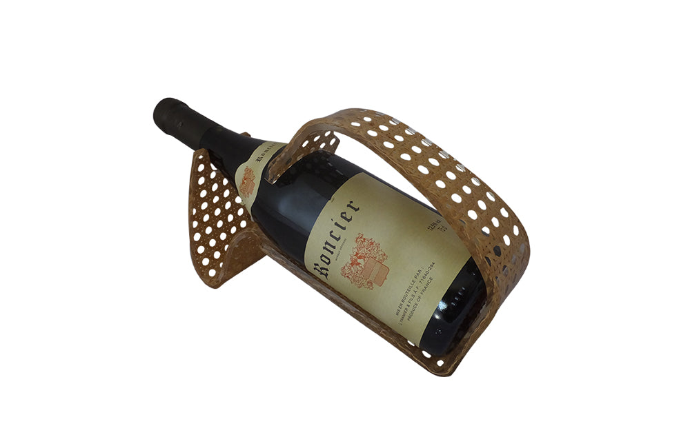 Dior Style Cane & Lucite Cocktail Set-Decorative Accessories-Vintage Accessories-Mid Century Modern-Lucite Bottle Holder-AD & PS Antiques