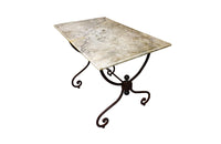 19th Century Patisserie Table- French Bistro Table-Butchers Table-French Garden Table-Antique Table-French Antiques-Garden Antiques-Console Tables-Side Tables-AD & PS Antiques