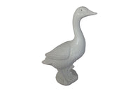 Large Swedish White Ceramic Goose-Ceramics-Swedish Decorative Accessories-Decorative Objects-Vintage Accessories-Animalia-AD & PS Antiques