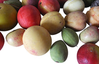 Collection of marble fruit-trompe l'oiel-decorative antiques-italian marble fruit-Italian Antiques-AD & PS Antiques