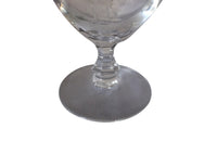 Grand Steeple Chase de Paris Crystal Wine Glass-Crystal Glass-Equestrian Antiques-French Vintage Glassware-Antique Glassware-Horse Rider-Decorative Accessories-Equestrian Gifts-AD & PS Antiques