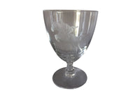 Grand Steeple Chase de Paris Crystal Wine Glass-Crystal Glass-Equestrian Antiques-French Vintage Glassware-Antique Glassware-Horse Rider-Decorative Accessories-Equestrian Gifts-AD & PS Antiques