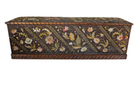 Crewel Work Coffer - Crewel Work Trunk – Trunks - Antique Trunk - French Antiques - Storage Antiques - AD & PS Antiques