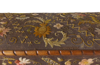 Crewel Work Coffer - Crewel Work Trunk – Trunks - Antique Trunk - French Antiques - Storage Antiques - AD & PS Antiques