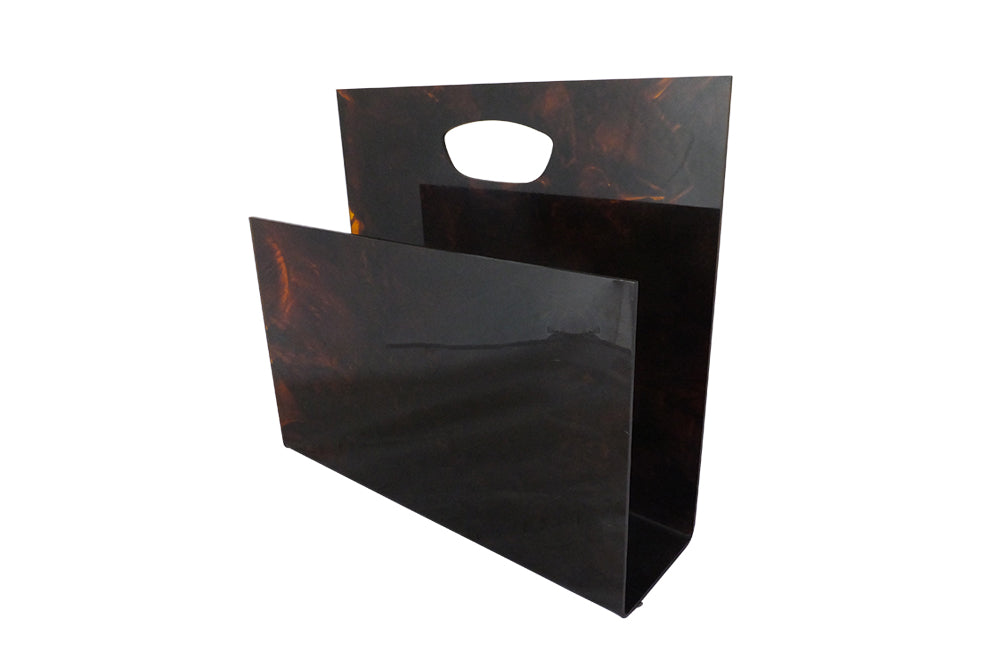 Dior Style Magazine Holder-Lucite Magazine Holder-Dior Home Style-Vintage Accessories-Decorative Accessories-Mid Century Modern Accessories-AD & PS Antiques