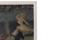 Double Sided Painting -Circus Dancer on Horse-Nude Painting-French Painting-Wall Decoration-Wall Art-Antique Art-French Antiques-Art-AD & PS Antiques