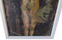 Double Sided Painting -Circus Dancer on Horse-Nude Painting-French Painting-Wall Decoration-Wall Art-Antique Art-French Antiques-Art-AD & PS Antiques