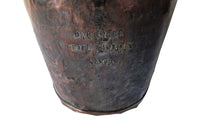 Large 19th Century French Copper Measure- Decalitre Vineyard Measure-Decorative Antiques-Kitchenalia-Antique Wine Antiques-Decorative Accessories-Garden Antiques-French Antiques-AD & PS Antiques