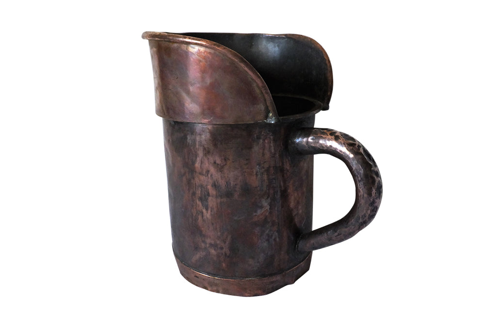 Large 19th Century French Copper Measure- Decalitre Vineyard Measure-Decorative Antiques-Kitchenalia-Antique Wine Antiques-Decorative Accessories-Garden Antiques-French Antiques-AD & PS Antiques