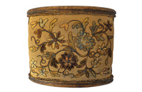 French Antique Embroidered Giltwood Footstool-Antique Footstool-Stools-French Antiques-Antique Textiles-Antique Embroidery-AD & PS Antiques