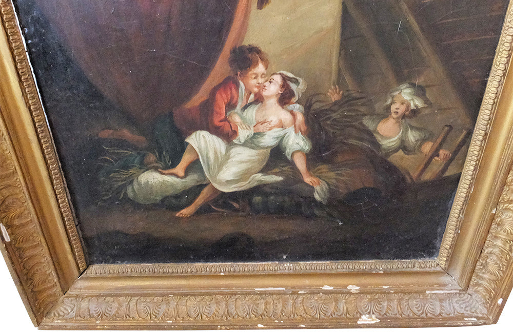 Early 19th Century Oil Painting - Portait Painting - Wall Art- French Antique Paintings - French Antiques - Paintings - Decorative Accessories - Wall Art - AD & PS Antiques