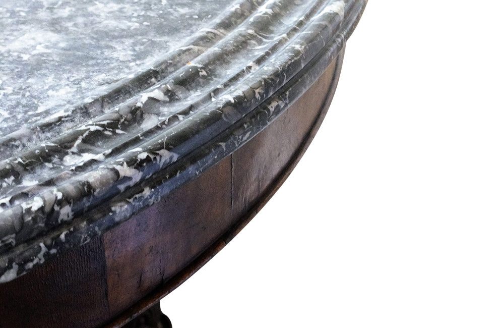 Charles X Gueridon Mahogany centre table - Early 19th Century Marble Top Table - French Antique Furniture – Mahogany Antique Table – French Antique Furniture - AD & PS Antiques