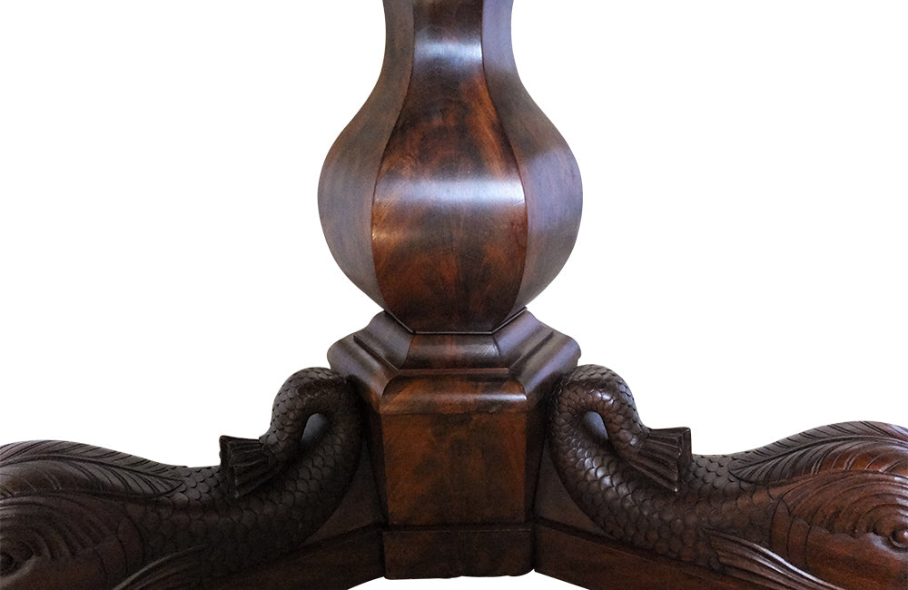 Charles X Gueridon Mahogany centre table - Early 19th Century Marble Top Table - French Antique Furniture – Mahogany Antique Table – French Antique Furniture - AD & PS Antiques