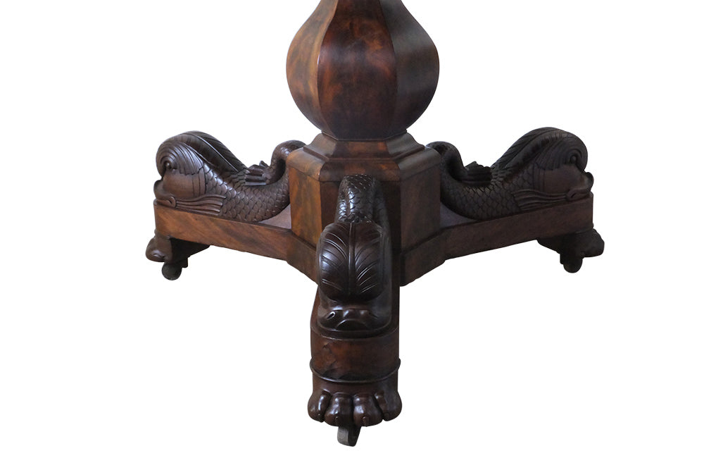 Charles X Gueridon Mahogany centre table - Early 19th Century Marble Top Table - French Antique Furniture – Mahogany Antique Table – French Antique Furniture - AD & PS Antiques